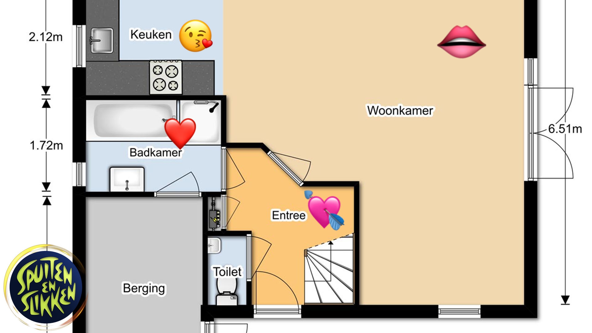 Afbeelding van De plattegrond voor seks in je huis